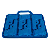 Silicone Gun Ice Tray - Blue image 1